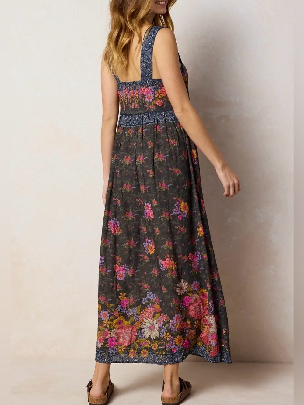 Natural Life Lucy Maxi Dress, Gray / Blue / Pink / Purple, Women’s Large - Picture 11 of 12